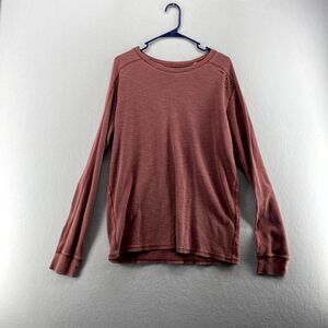 Guess Light Red Long Sleeve 1981 Embroidered Mens Size XL‎